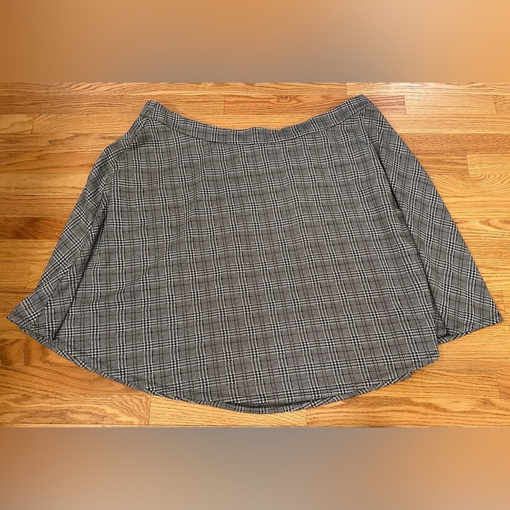 Mod Cloth Women’s Size 4X Plaid Midi Skirt A-Line Pull On Stretch Waist Office - Picture 1 of 9
